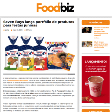 Seven Boys lança portfólio de produtos para festas juninas