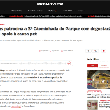Seven Boys patrocina a 3ª Cãominhada do Parque com degustação de bolinhos e apoio à causa pet