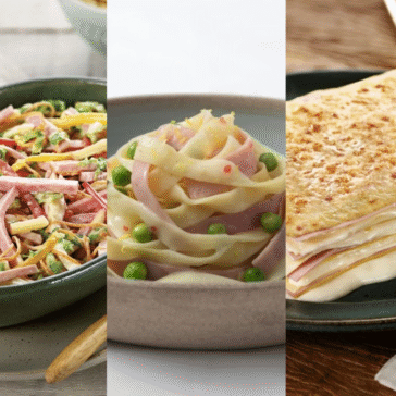 Clássico que não sai do cardápio: Pamplona Alimentos apresenta três receitas práticas com presunto