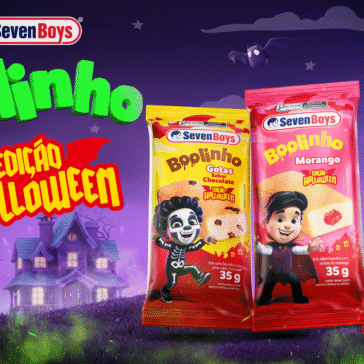 Seven Boys lança edição especial de Bolinhos para o Halloween com embalagens temáticas e personagens fantasiados