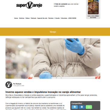 Inverno aquece vendas e impulsiona inovação no varejo alimentar