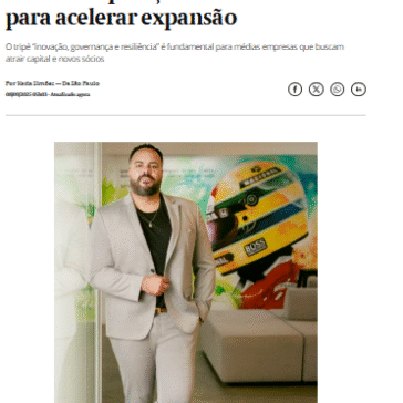 Fusões e aquisições são alternativa para acelerar expansão  Este trecho é parte de conteúdo que pode ser compartilhado utilizando o link https://valor.globo.com/empresas/media-e-mais/noticia/2025/09/08/fusoes-e-aquisicoes-sao-alternativa-para-acelerar-expansao.ghtml ou as ferramentas oferecidas na página. Textos, fotos, artes e vídeos do Valor estão protegidos pela legislação brasileira sobre direito autoral. Não reproduza o conteúdo do jornal em qualquer meio de comunicação, eletrônico ou impresso, sem autorização do Valor (falecom@valor.com.br). Essas regras têm como objetivo proteger o investimento que o Valor faz na qualidade de seu jornalismo.