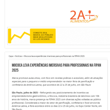 Mococa leva experiências imersivas para profissionais na FIPAN 2025