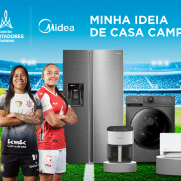 Midea promove ação especial no Shopping Eldorado em celebração à Libertadores Feminina