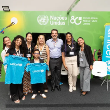 UNICEF anuncia dois novos jovens ativistas brasileiros no primeiro dia da COP30, em Belém
