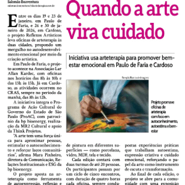 Quando a arte vira cuidado