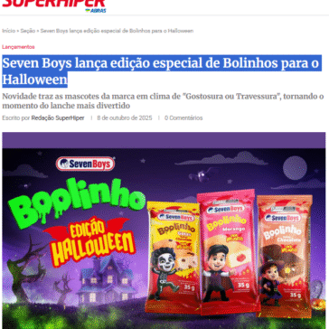 Seven Boys lança edição especial de Bolinhos para o Halloween