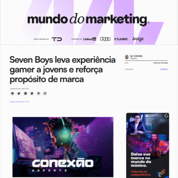 Seven Boys leva experiência gamer a jovens e reforça propósito de marca