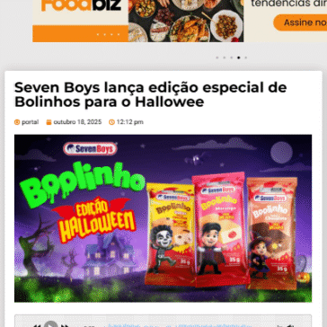Seven Boys lança edição especial de Bolinhos para o Halloween