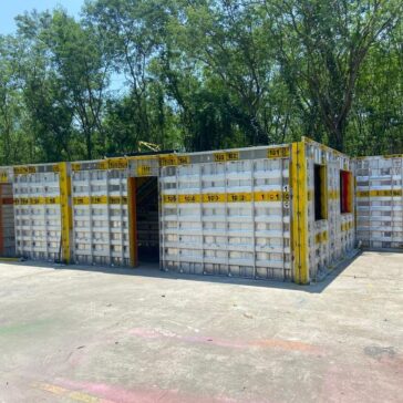Sistema de parede de concreto amplia produtividade e eficiência nos canteiros de obras