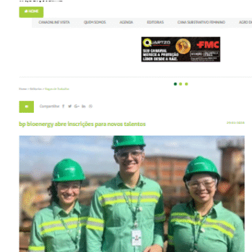 bp bioenergy abre inscrições para novos talentos