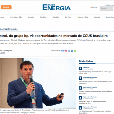 Castrol, do grupo bp, vê oportunidades no mercado de CCUS brasileiro