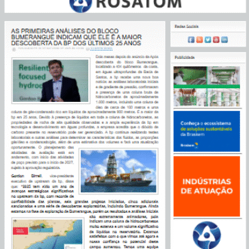 As primeiras análises do bloco Bumerangue indicam que ele é a maior descoberta da bp dos últimos 25 anos