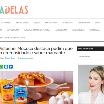 Dia do Pistache: Mococa destaca pudim que combina cremosidade e sabor marcante