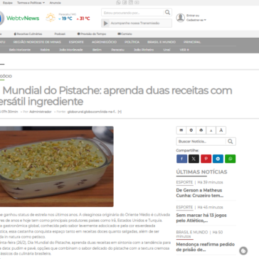 Dia Mundial do Pistache: aprenda duas receitas com o versátil ingrediente