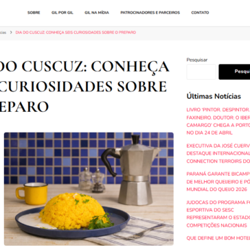 DIA DO CUSCUZ: CONHEÇA SEIS CURIOSIDADES SOBRE O PREPARO