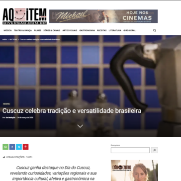Cuscuz celebra tradição e versatilidade brasileira