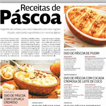 Receitas de Páscoa: Sugestão de recheios para ovos inspirados nas cinco regiões do país, valorizando ingredientes com receitas típicas