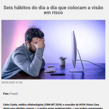 Seis hábitos do dia a dia que colocam a visão em risco – Nidde