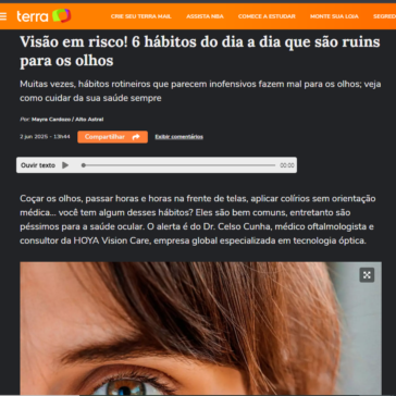 Visão em risco! 6 hábitos do dia a dia que são ruins para os olhos – Terra