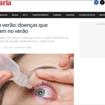 Olhos no verão: doenças que aumentam no verão – Ana Maria
