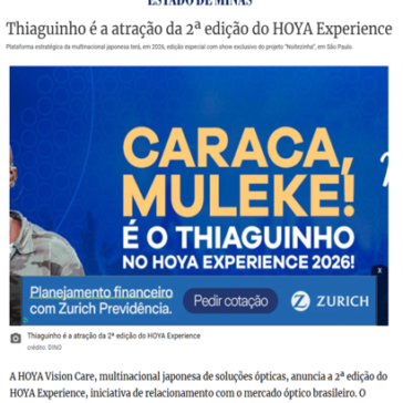Thiaguinho é a atração da 2ª edição do HOYA Experience – Estado de Minas