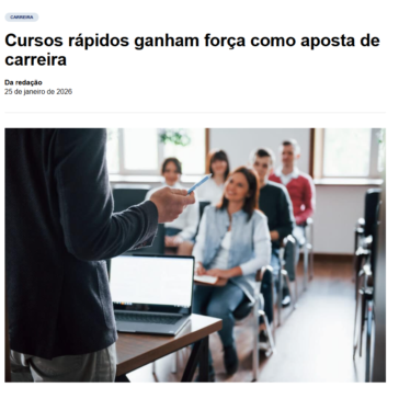 Cursos rápidos ganham força como aposta de carreira
