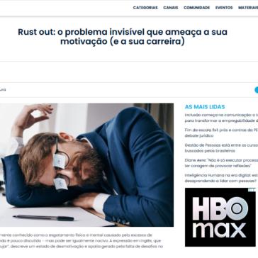 Rust out: o problema invisível que ameaça a sua motivação (e a sua carreira)