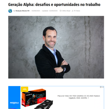 Geração Alpha: desafios e oportunidades no trabalho