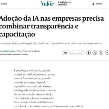 Adoção da IA nas empresas precisa combinar transparência e capacitação