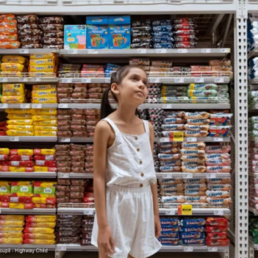 Ultraprocessados viram símbolo de infância feliz em comunidades urbanas do Brasil, enquanto rotulagem frontal é pouco compreendida, aponta estudo do UNICEF