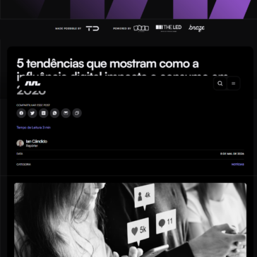 5 tendências que mostram como a influência digital impacta o consumo em 2026