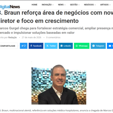 B. Braun reforça área de negócios com novo diretor e foco em crescimento – Saúde Digital News