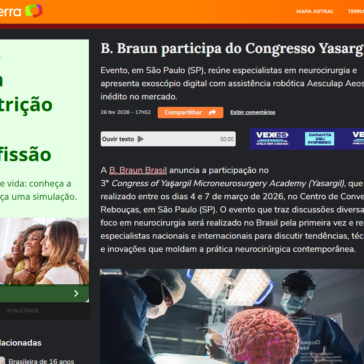 B. Braun participa do Congresso Yasargil – Terra