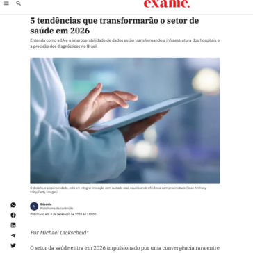 5 tendências que transformarão o setor de saúde em 2026 – Exame