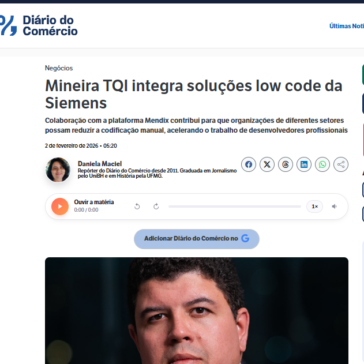 Mineira TQI integra soluções low code da Siemens – Diário do Comércio