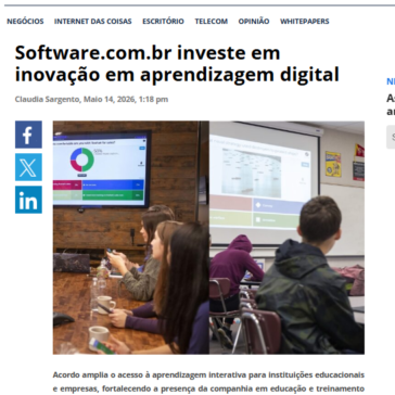 Software.com.br investe em inovação em aprendizagem digital – Silicon