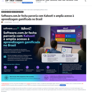 Software.com.br fecha parceria com Kahoot! e amplia acesso à aprendizagem gamificada no Brasil – Dp Tech Trends