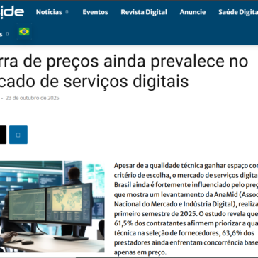 Guerra de preços ainda prevalece no mercado de serviços digitais
