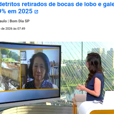Volume de detritos retirados de bocas de lobo e galerias em São Paulo cai 19% em 2025 – TV Globo