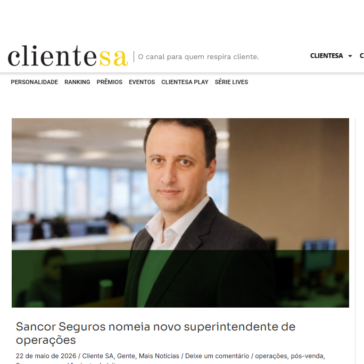 Sancor Seguros nomeia novo superintendente de operações  – ClienteSA