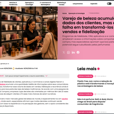 Varejo de beleza acumula dados dos clientes, mas ainda falha em transformá-los em vendas e fidelização – Negócios de Beleza