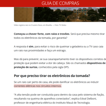 Chuva e raios: saiba como proteger os eletrônicos sem precisar tirar da tomada – G1