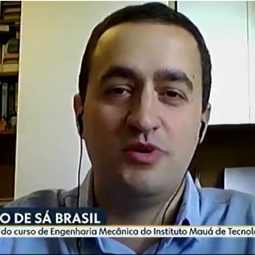 Entrevista com João de Sá Brasil Dr. e coordenador do curso de engenharia mecânica do instituto Mauá de tecnologia – TV Globo