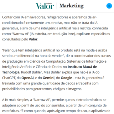 Na publicidade, IA é ferramenta para ajudar a vender eletrodomésticos – Valor Econômico