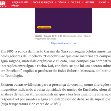 Brasileiros participam de missão que estudará lua de Saturno em busca de vida – Super Interessante