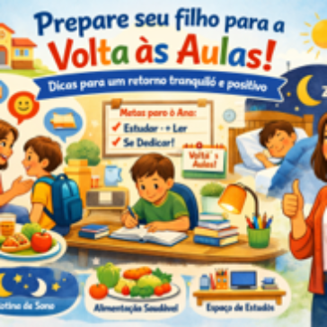 Prepare seu filho para a volta às aulas com dicas práticas e eficazes