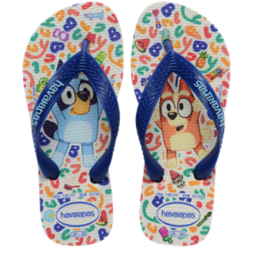 Bluey inspira nova coleção infantil em parceria com a Havaianas