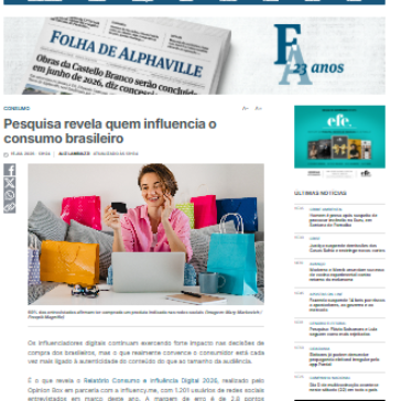 Pesquisa revela quem influencia o consumo brasileiro