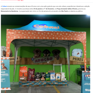 Arte e adoção de pets marcam ação gratuita da Cobasi em São Paulo